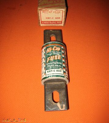 New buss krp-c-800 fuse KRPC800 class l fuse nos