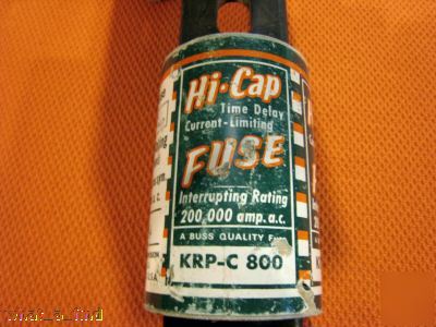 New buss krp-c-800 fuse KRPC800 class l fuse nos
