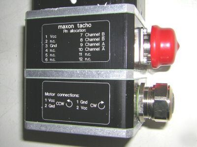 New maxon dc motor re 75 + gear head 250WATT 279054