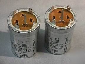 2 nippon chemi-con 5000UF 40V can capacitors