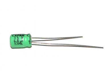 20X radial electrolytic capacitor 6.8UF/35V