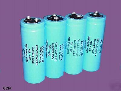 Capacitor, aerovox m CGS503U025V5L3PH 50000UF 25V