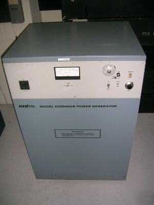 Eni EGR9600B power generator 10,000WATTS, 8 to 111 khz