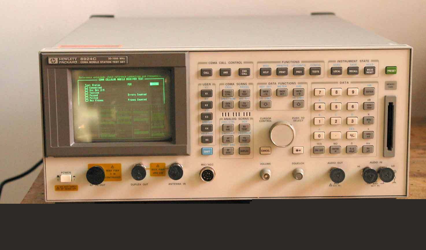 Hp hewlett packard 8924C cdma mobile test set