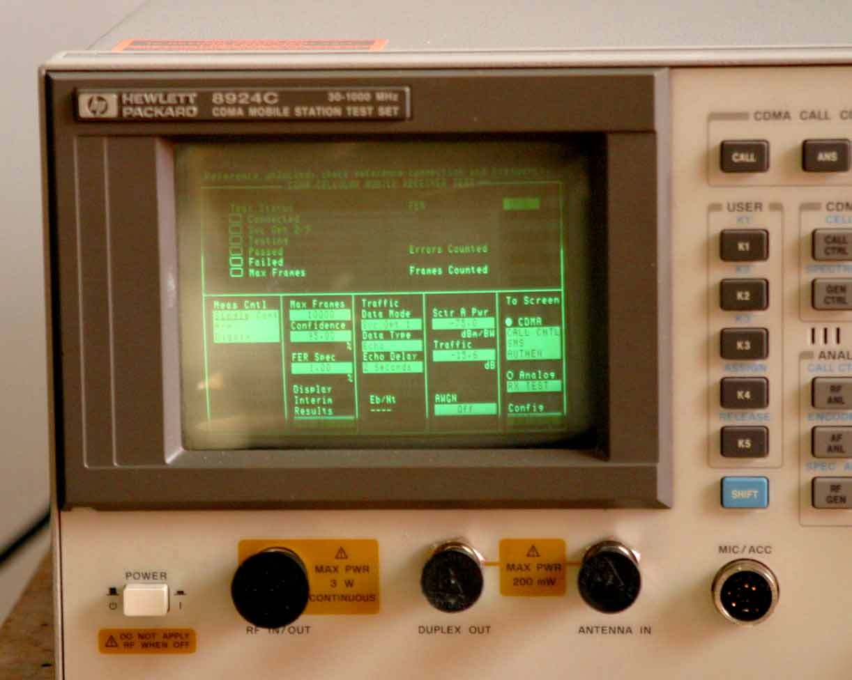 Hp hewlett packard 8924C cdma mobile test set