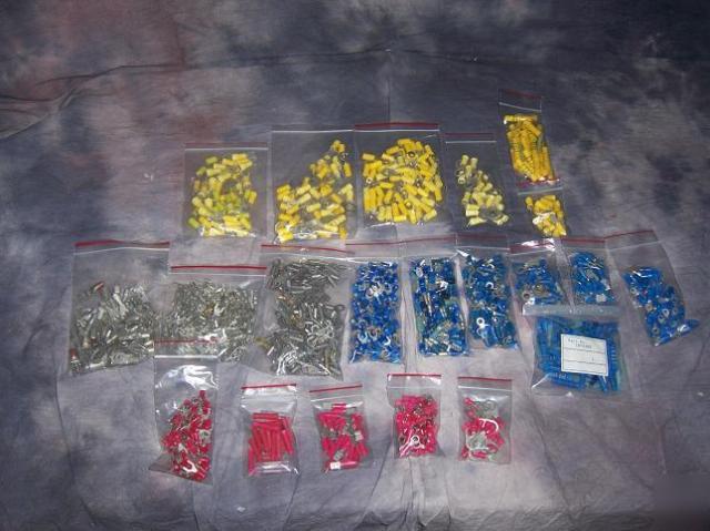 Huge lot soderless electrical connectors 14,16,18 gage