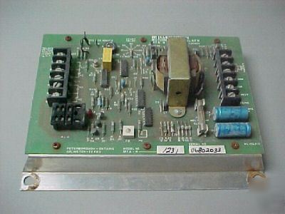 Milltronics mfa-41231 motion failure alarm 