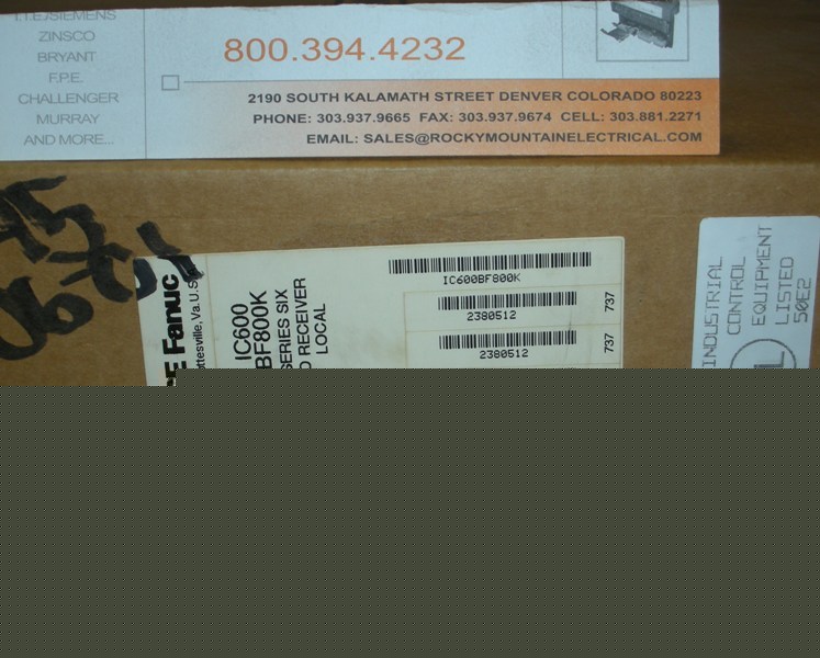New ge fanuc IC600BF800K i/o receiver local 