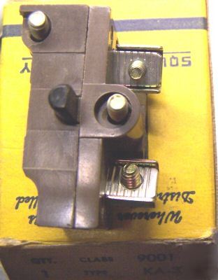 New square d 9001 ka 2 contact block 600 v ac series c 