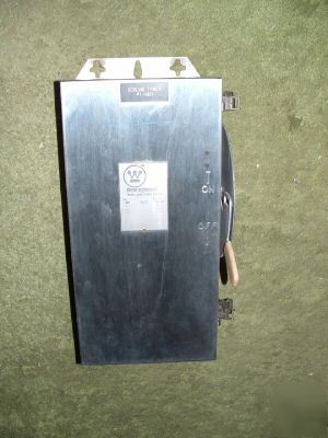Westinghouse stainless heavy duty safety switch hvac