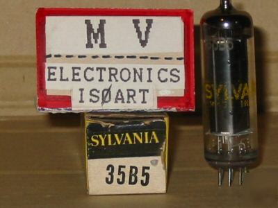 Tubes - one 35B5 sylvania nos - valvole rÃ¶hren lampes