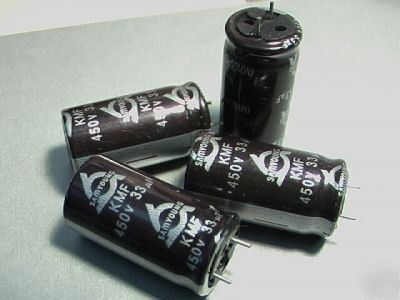 33UF 450V capacitor for tube amp ham radio lot of 4