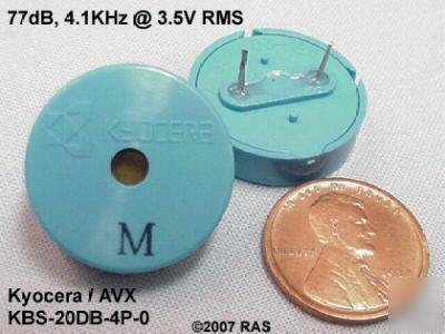 Acoustic elements hi-z piezo ceramic ( by kyocera/avx )