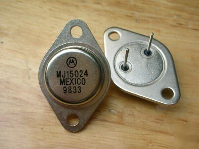 2 X10 MJ15024 MJ15025 motorola pnp hi power transistor