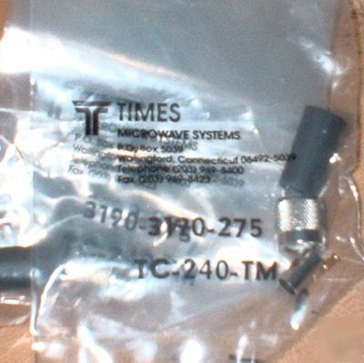 6 times microwave 3190-275 TC240TM tnc male for LMR240