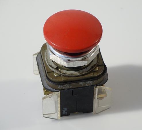 Allen bradley 800T-d red mushroom head pushbutton