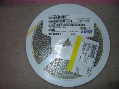 Kemet smd 1206 10UF 6.3V- qty 2000 caps - msrp $224