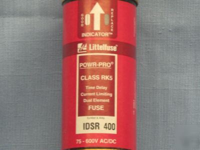 Littelfuse indicator class rk-5 power-pro fuse idsr 400