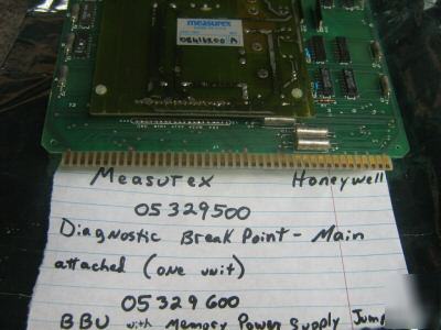 Measurex 05329500 & 05329600 diagnostic break point 