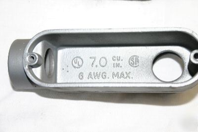 New appleton 3/4 lb form 86 conduit unilet .. alum