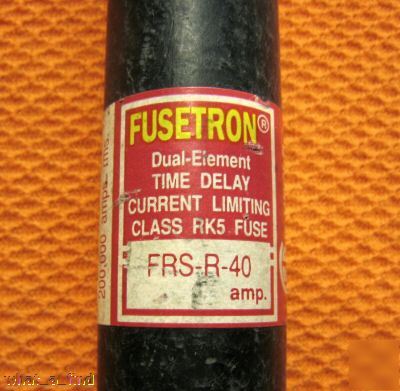 New buss frs-r-40 fuse FRSR40 40 amp 600 volt nos 