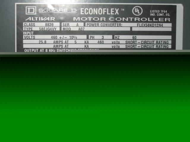 New square d econoflex hvac drive motor controller