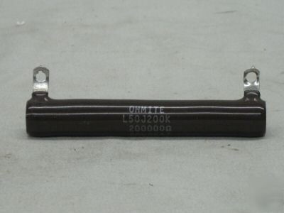 Ohmite power resistor L50J200K 12B5453
