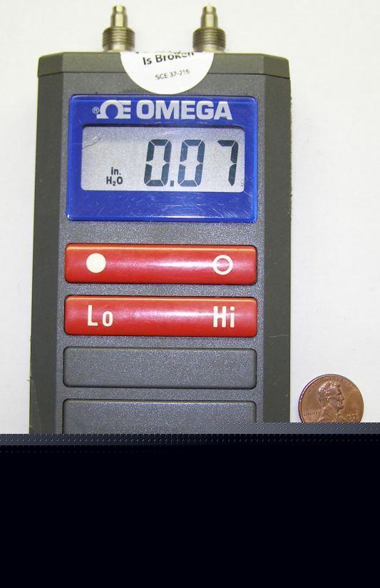 Omega hhp-100B digital pressure gauge