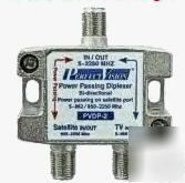 Perfec vision power passing diplexer pvdp-2 lot of 44