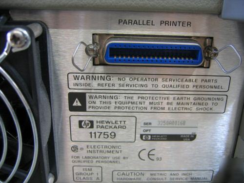 Hp agilent 11759C rf channel simulator, multipath