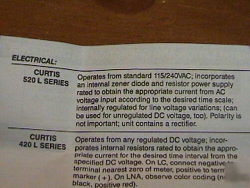 Lot of 20 elapsed time indicators capillary coulometers