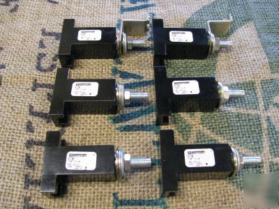 Lot of (6) ST38 marathon engineering 1-pole fuseblocks 