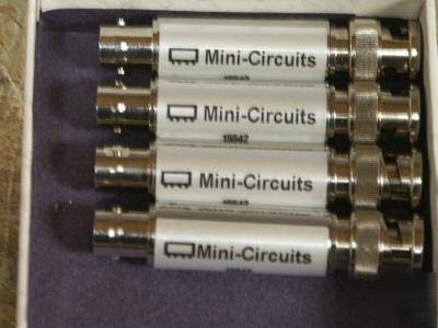 Mini-circuits cat-3/6/10/20 db - 75OHMS attenuator set.