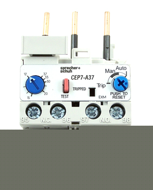 New s+s sprecher+schuh overload relay CEP7-A37-37-10