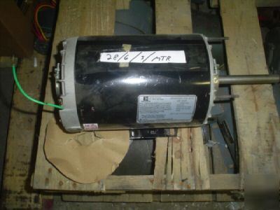 Emerson hvac electric motor, 1075 rpm,1 hp, 208-230/460