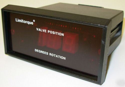 Limitorque 1/8 din digital valve position control meter