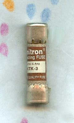 New bussmann limitron KTK3 fast acting ktk-3 fuse