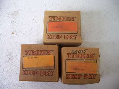 Timken 34293DA roller bearings 2 15/16 lot of 3