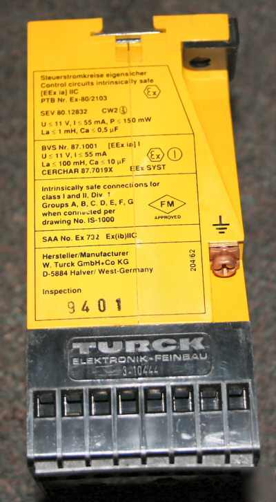 Turck multi-safe rotational speed monitor MS21-12EXO-r