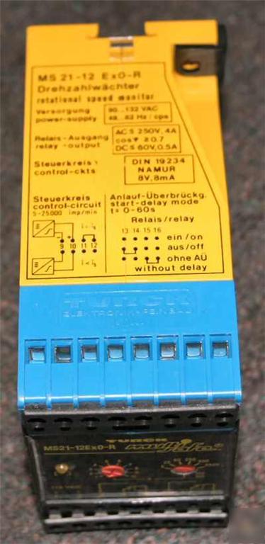 Turck multi-safe rotational speed monitor MS21-12EXO-r