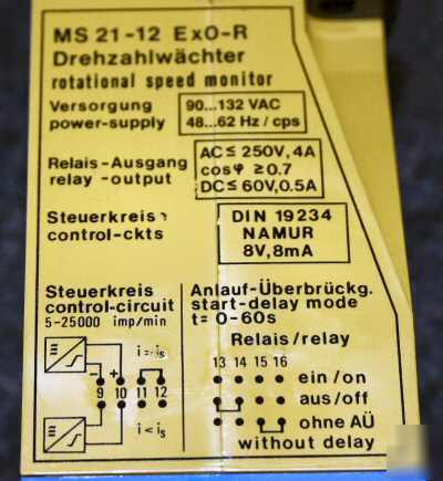 Turck multi-safe rotational speed monitor MS21-12EXO-r