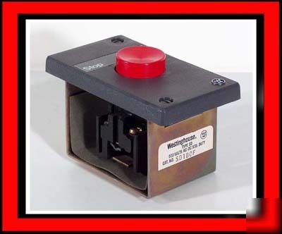 Westinghouse pushbutton stop switch SD2 single unit