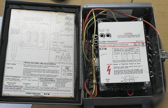 7.5 hp 460 volt electric motor soft starter c-h C514