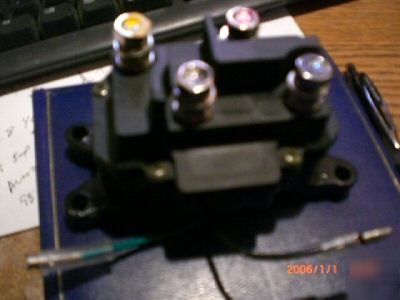 New 12 volt reversing polarity solenoid winch snowplow