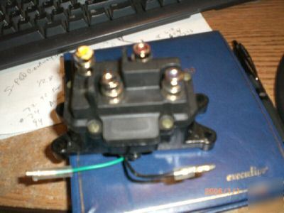 New 12 volt reversing polarity solenoid winch snowplow