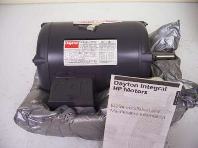 New dayton tri volt industrial motor 3N666A 1.5HP ** **