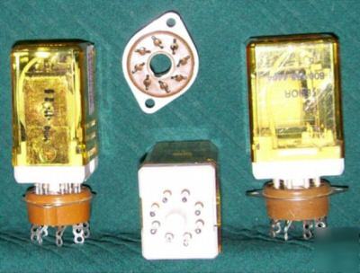 New tenor kh-102-2C-12DC dpdt 12VDC relay w/ octal base