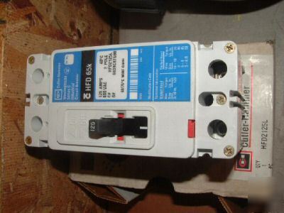 Cutler-hammer HFD2125L circuit breaker 125A 2-pole 