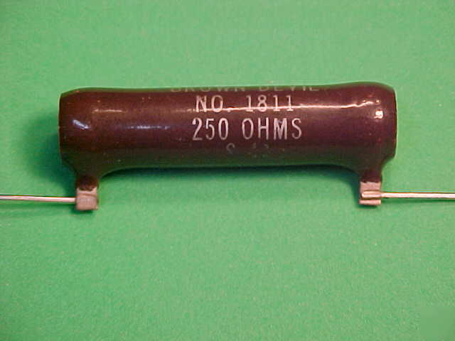 5PC ohmite brown devil resistor 250 ohm 20W wire wound