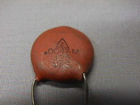 60 sprague .0047UF 125VAC ceramic capacitors